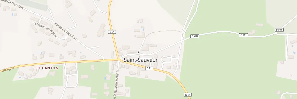 Plan du 8 Le Bourg à Saint-Sauveur