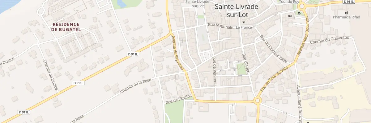 Plan du 9019 Bd du Midi à Sainte-Livrade-sur-Lot