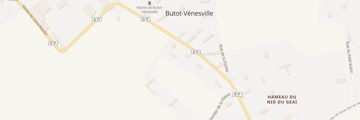 Plan du 15 Rue de la Mairie à Butot-Vénesville