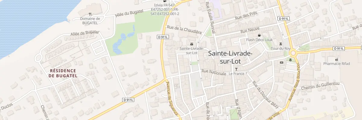 Plan du 9 Rue Malfourat à Sainte-Livrade-sur-Lot