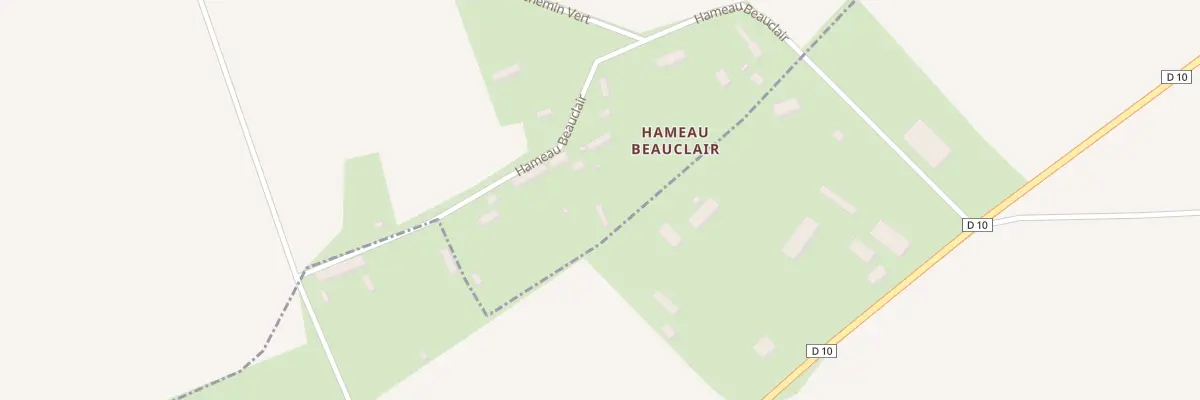 Plan du 10 Hameau de Beauclair à Bertreville