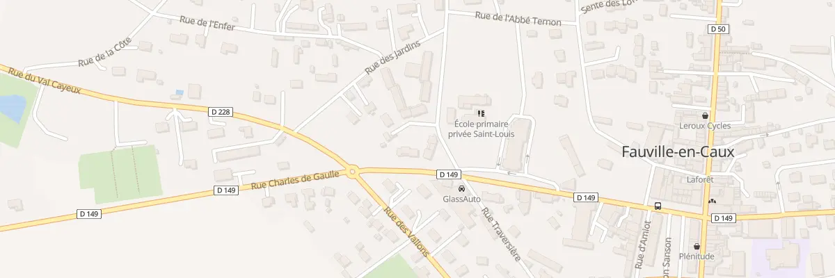 Plan du 1030 Rue Charles de Gaulle à Terres-de-Caux