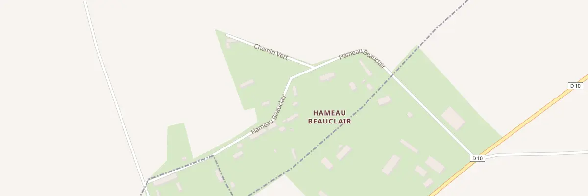 Plan du 14 Hameau de Beauclair à Bertreville