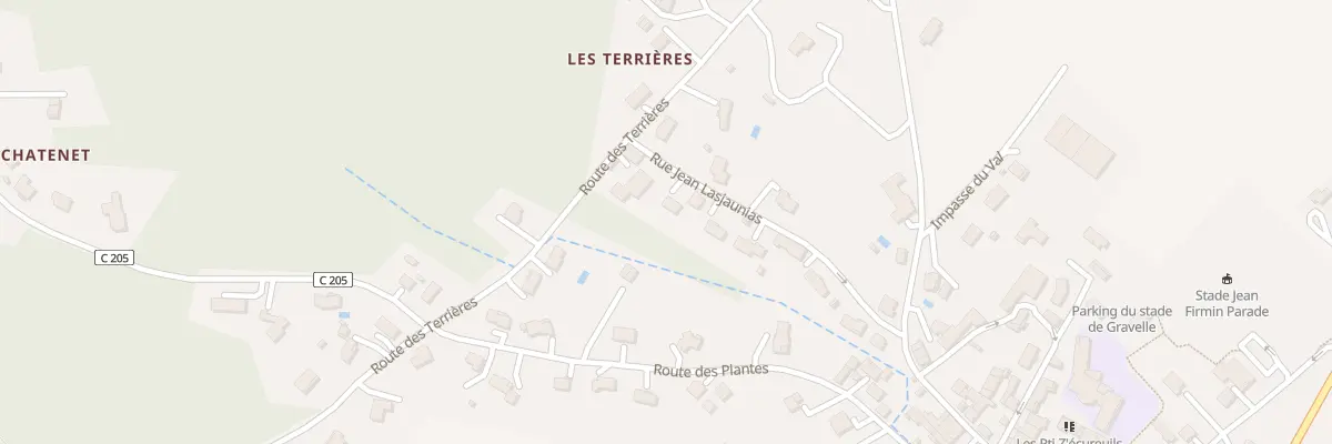 Plan du 17 Rue Jean Lasjaunias à Annesse-et-Beaulieu