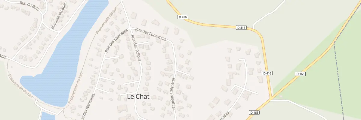 Plan du 238 Rue des Forsythias à Écuras