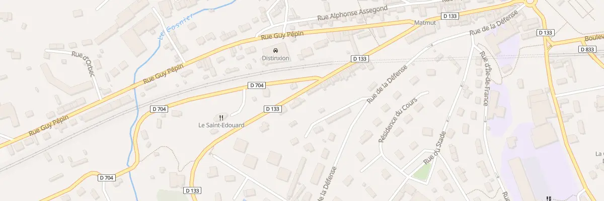 Plan du 8 Rue Maurice Lemoing à Bernay