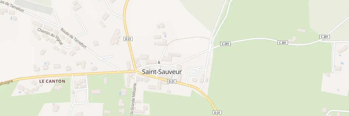 Plan du 9 Le Bourg à Saint-Sauveur
