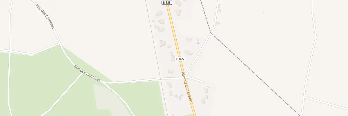 Plan du 62 Av de Luchon à Gourdan-Polignan