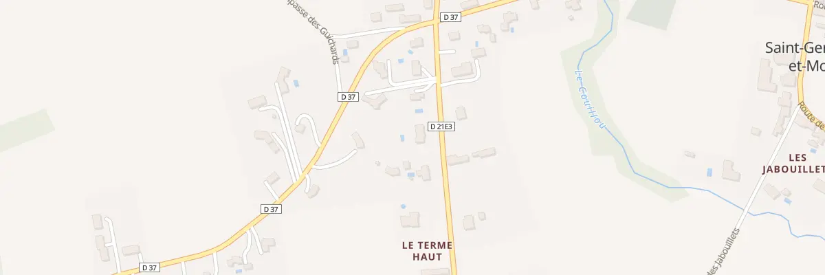 Plan du 152 Rte des Justices à Saint-Germain-et-Mons