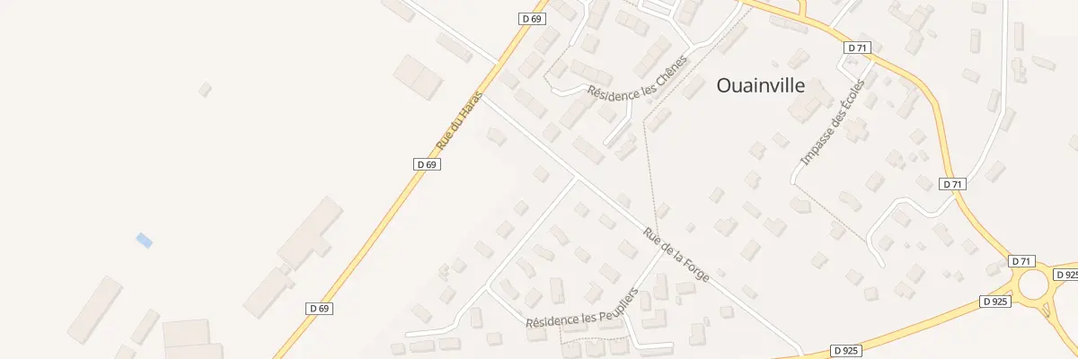 Plan du 269 Rue de la Forge à Ouainville