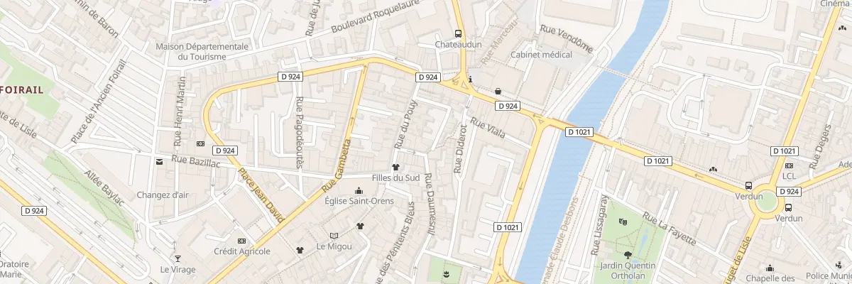 Plan du 1T Rue des Grazes à Auch