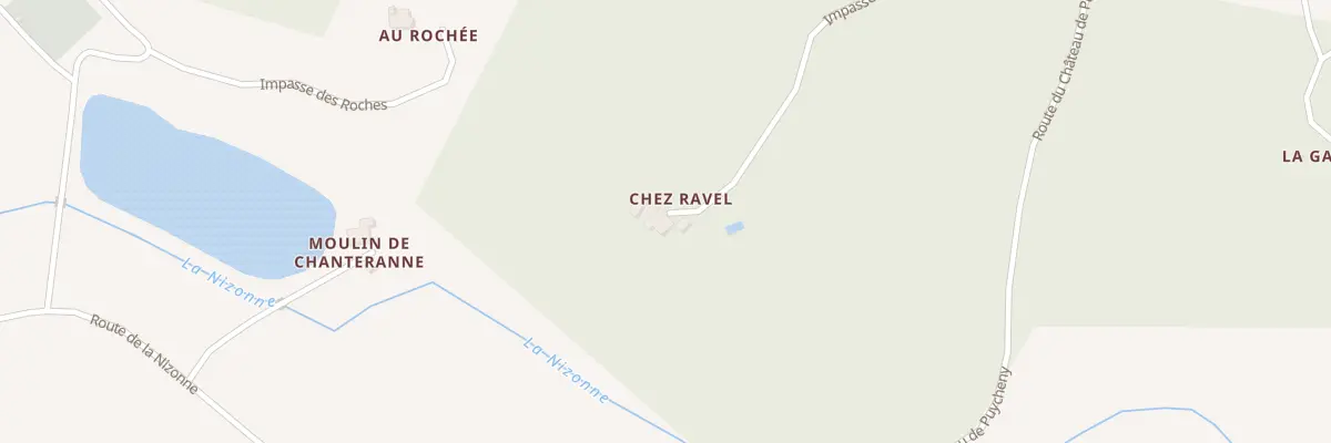 Plan du 1 Imp de Chez Ravel à Mareuil en Périgord