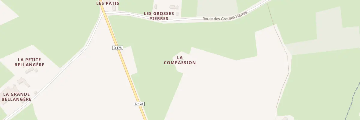 Plan du 5068 La Compassion à La Bosse