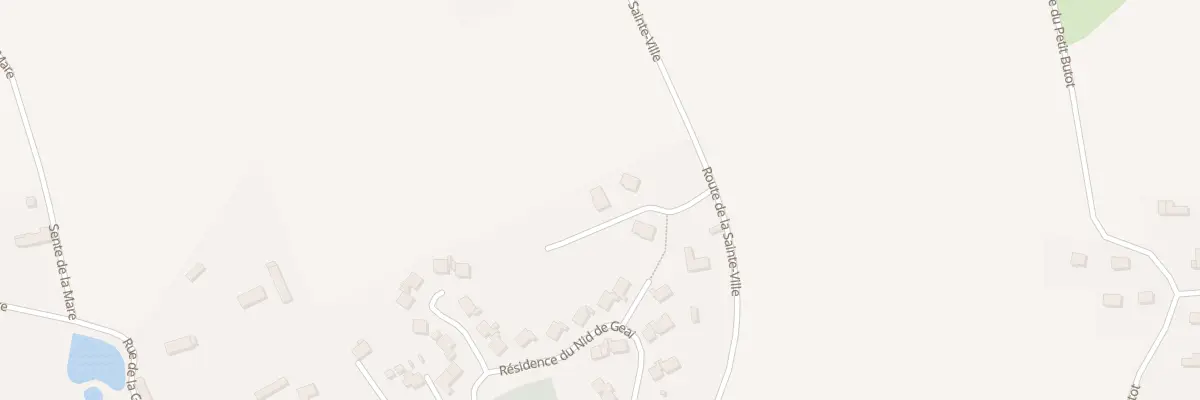 Plan du 3 Res de la Sainte Ville à Butot-Vénesville