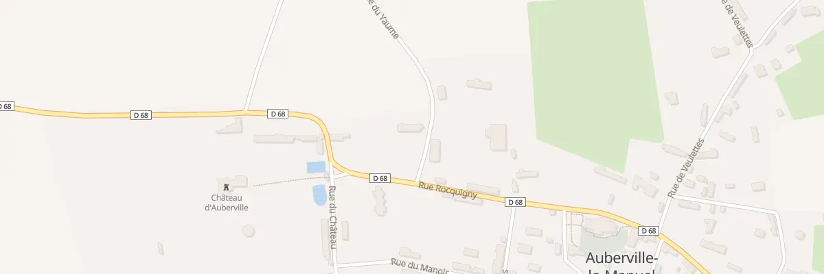 Plan du 1 Rue du Yaume à Auberville-la-Manuel
