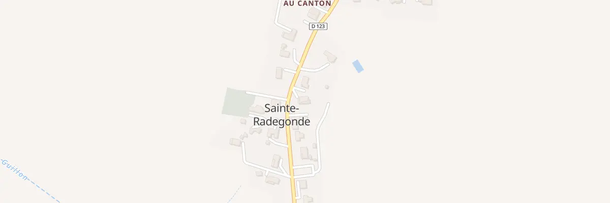 Plan du 197 Rte du Village à Sainte-Radegonde