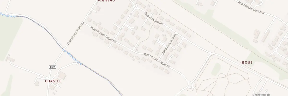Plan du 19 Rue Nicolas Copernic au Passage