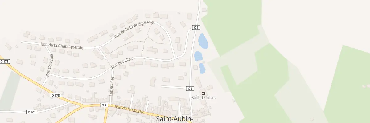 Plan du 5 Rue du Béret à Saint-Aubin-des-Coudrais