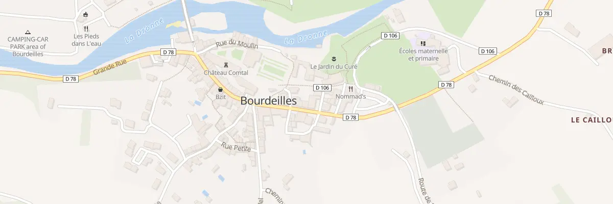 Plan du 56 Le Bourg à Bourdeilles