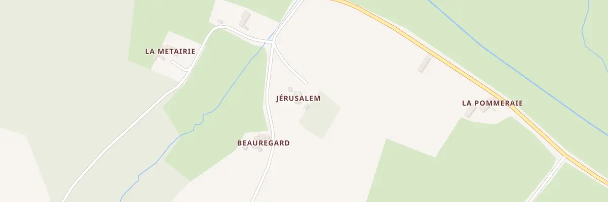 Plan du 176 Jerusalem à Beaumont-sur-Dême