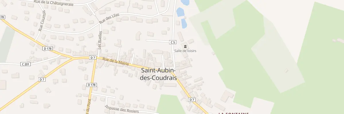 Plan du 1 Rue du Béret à Saint-Aubin-des-Coudrais
