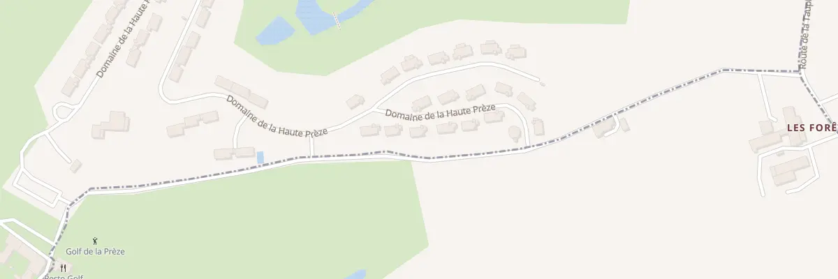 Plan du 30 Dom de la Haute Preze à Rouzède