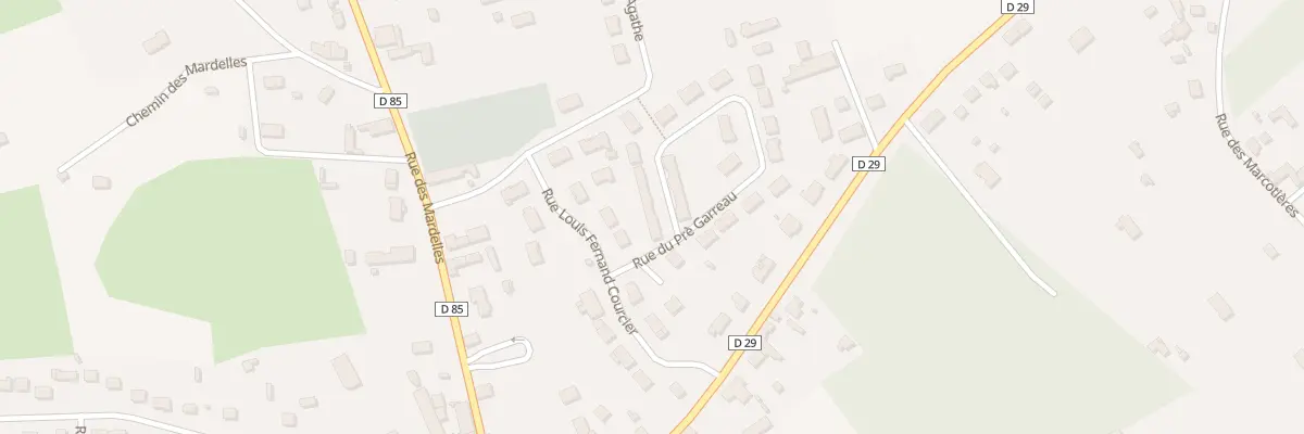 Plan du 33 Rue du Pre Garreau au Luart