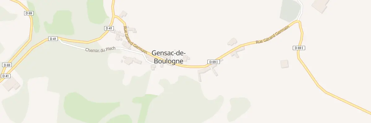 Plan du 15 Le Village à Gensac-de-Boulogne
