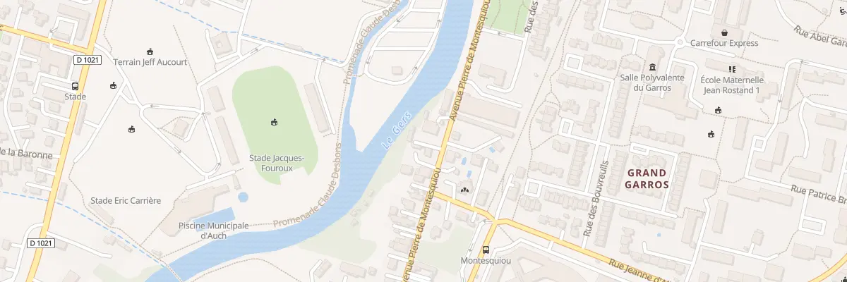 Plan du 56B Av Pierre de Montesquiou à Auch
