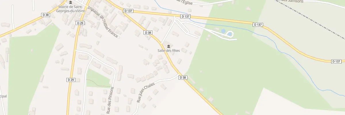 Plan du 189 Rte de Saint-benoist à Saint-Georges-du-Vièvre