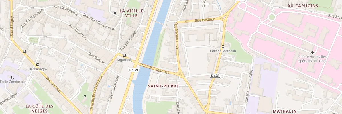 Plan du 14 Rue Irénée David à Auch