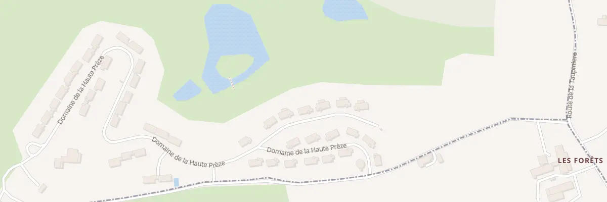 Plan du 44 Dom Domaine de la Haute Preze à Rouzède