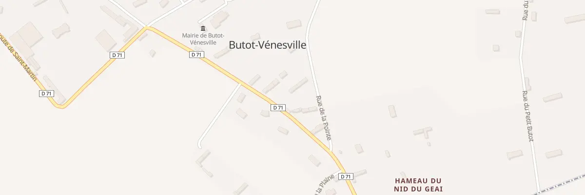 Plan du 5 Rue de la Mairie à Butot-Vénesville