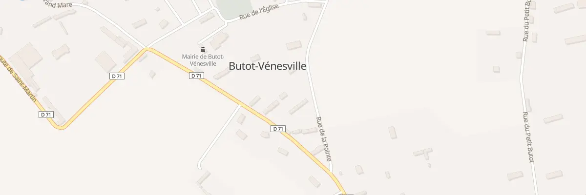 Plan du 4 Rue de la Pointe à Butot-Vénesville
