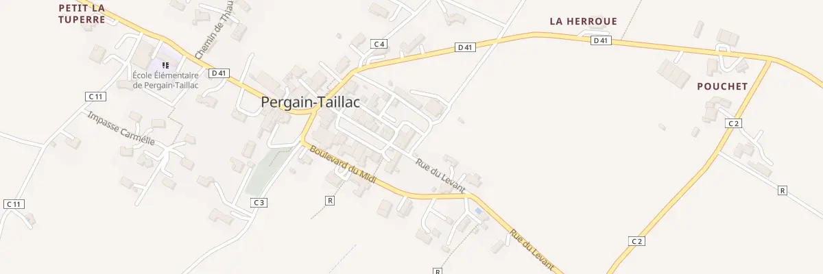 Plan du 5 Rue des Cèdres à Pergain-Taillac