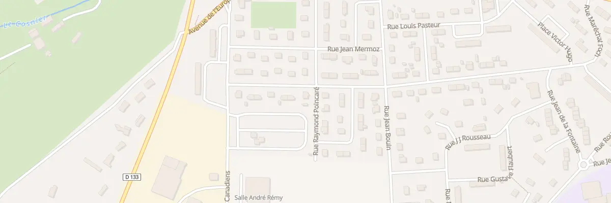 Plan du 14 Rue Raymond Poincare à Bernay