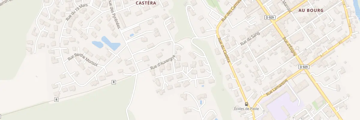 Plan du 2 Rue d’Auvergne à Pavie