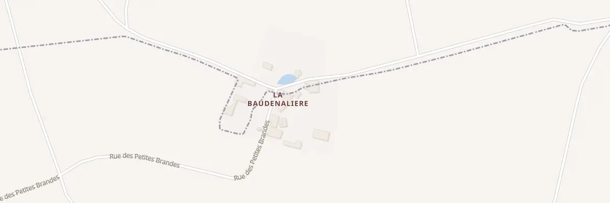 Plan du 6 La Baudenaliere à Pouillé
