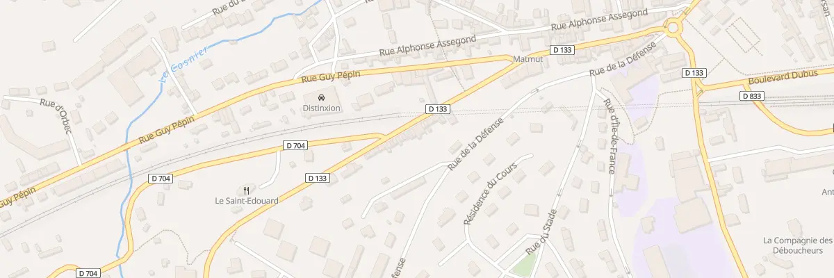 Plan du 16T Rue Maurice Lemoing à Bernay