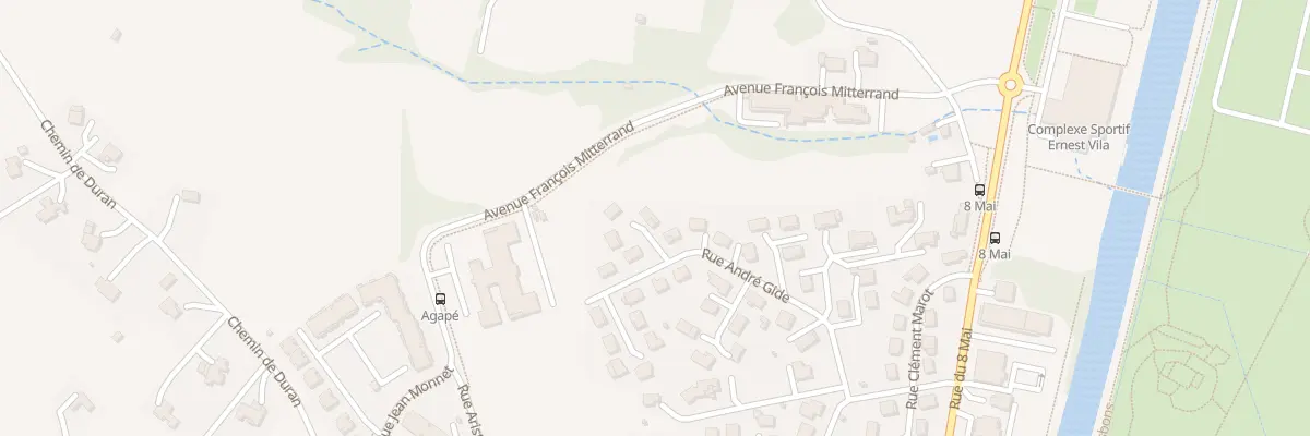 Plan du 28 Rue André Gide à Auch