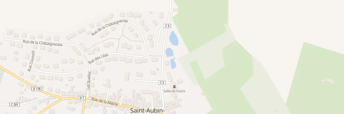 Plan du 8 Rue du Béret à Saint-Aubin-des-Coudrais