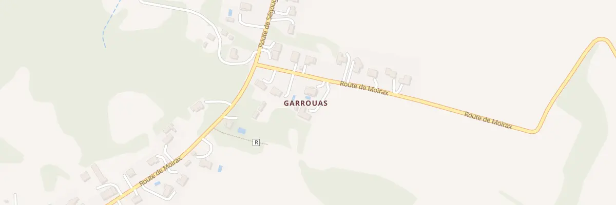 Plan du 54 Garrouas à Aubiac
