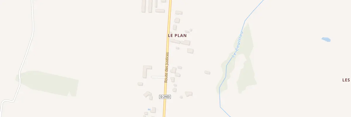 Plan du 995 Rte des Justices à Saint-Germain-et-Mons