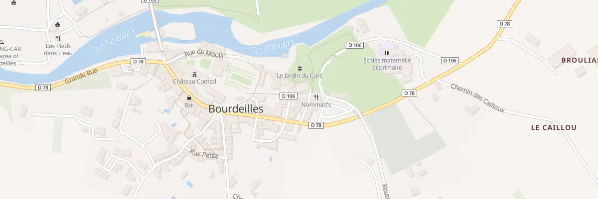 Plan du 54 Le Bourg à Bourdeilles