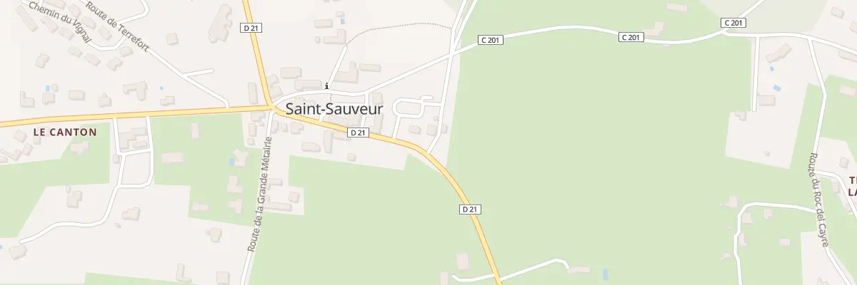 Plan du 15 Le Bourg à Saint-Sauveur