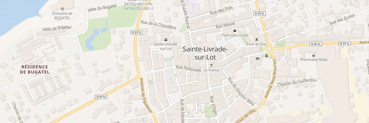 Plan du 62 Rue Nationale à Sainte-Livrade-sur-Lot