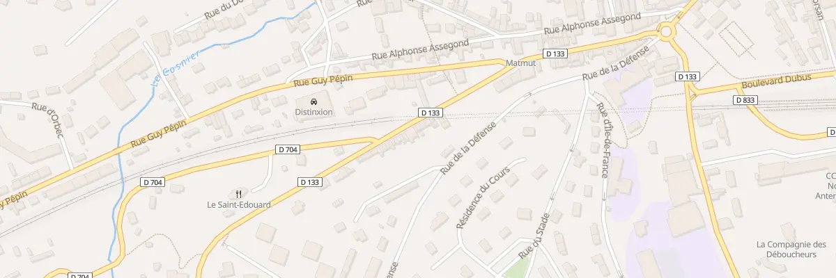 Plan du 18B Rue Maurice Lemoing à Bernay