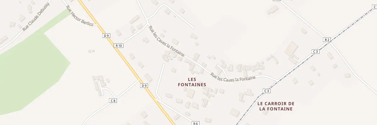 Plan du 83 Rue les Caves La Fontaine à La Chartre-sur-le-Loir