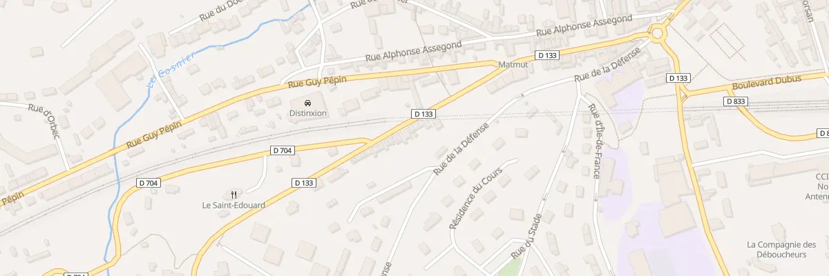 Plan du 20 Rue Maurice Lemoing à Bernay