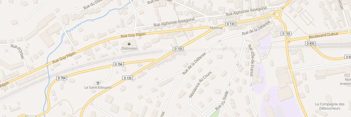 Plan du 20B Rue Maurice Lemoing à Bernay